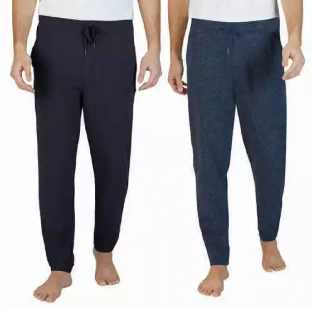 NEW Eddie Bauer Men’s 2 Pack Lounge Jogger Pants Navy/Blue M,XL